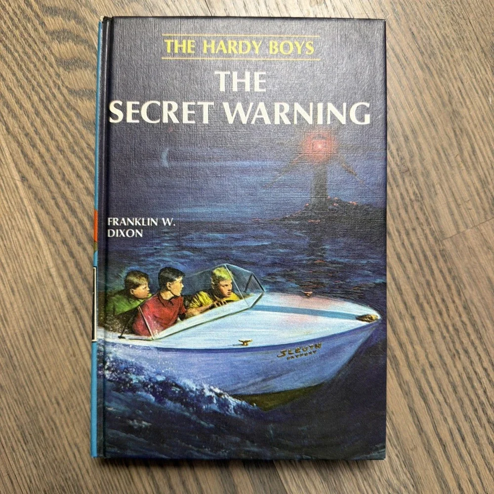 Hardy Boys 17 The Secret Warning Dixon 1966 HC‎ VG++ Blue Spine